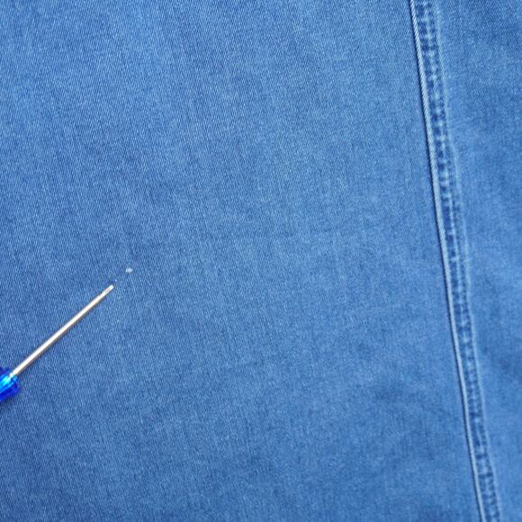 Sonoma Jean Company Denim Overall Pockets 90s Dress M - Picture 8 of 10